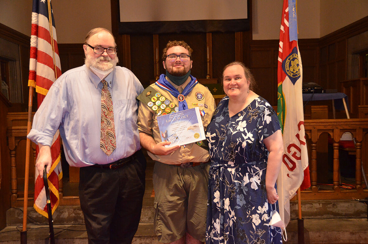 Foote earns rank of Eagle Scout with Troop 607
